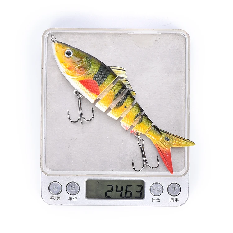 New Arrival 8 Segment Jointed Herring Bait Fishing Lure Hard Swimbait