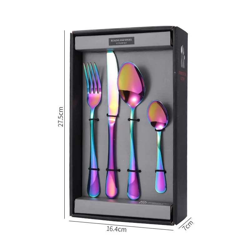 Stainless Steel Gold Flatware Cutlery Set