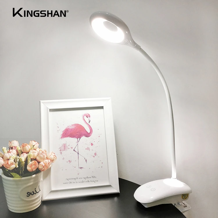 2020 led Bright Touch Switch Dimmable Reading Lamp With Convenient Clip Flexible Swan Neck Rotation Nail Led Lamp Table