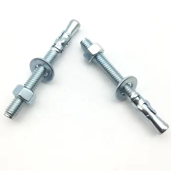 M8 M10 M12 M16 M20 M24 Carbon Steel Zinc Plate Wedge Anchor Bolt Wedge ...