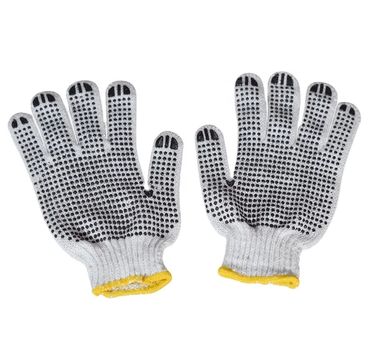 Impa Code 190103 Gloves Cotton Working Non Slip Dots For Marine Ship
