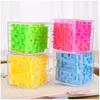Factory price 3D Game Box Beads Play magic sequential maze cube puzzle Educational toys for Christmas kid Gift