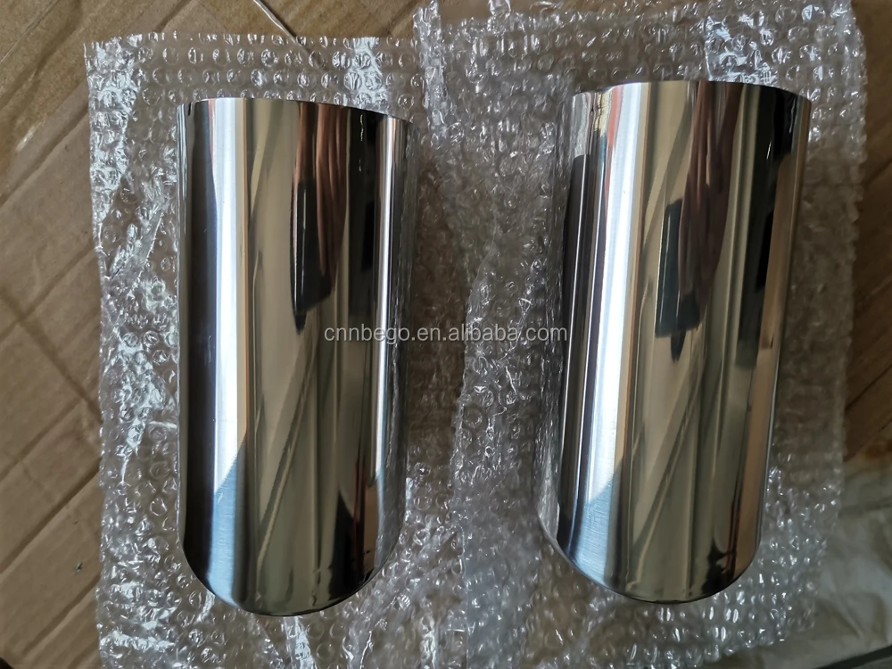2PCS Stainless Steel Car Exhaust pipes/Ta  For Audi A4 B5 B8 A3 A1 Q5 Auto Accessories For VW Tiguan Volkswagen Passat B7 CC