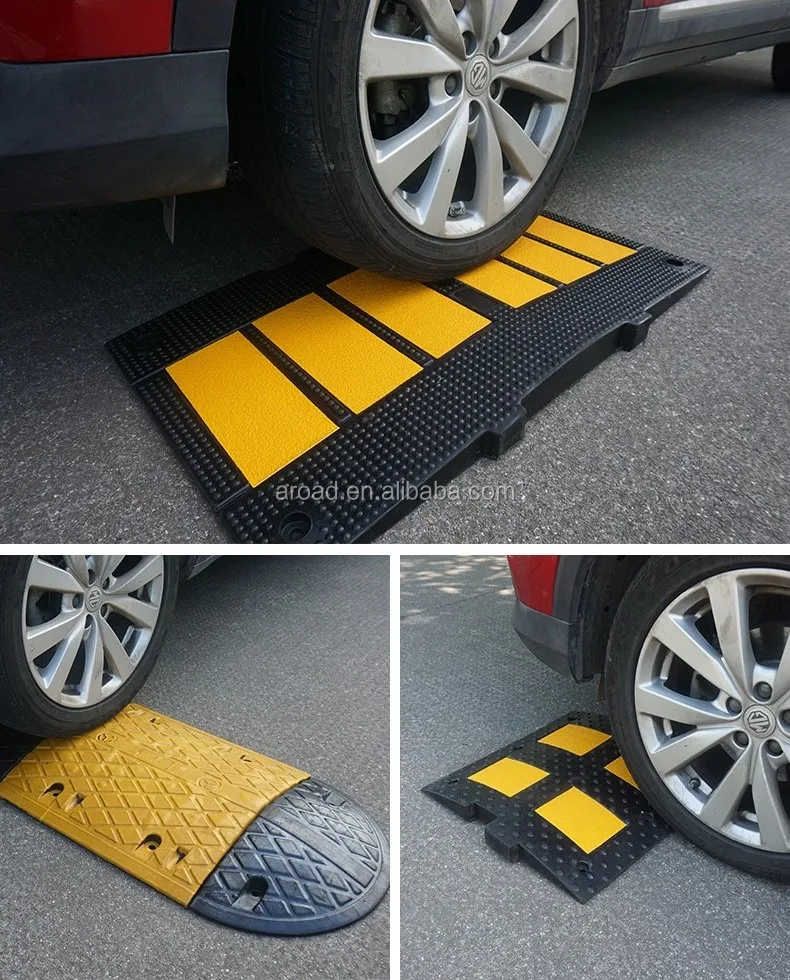 Traffic Driveway Round Rubber Speed Bump Speed Bumper Buy Speed