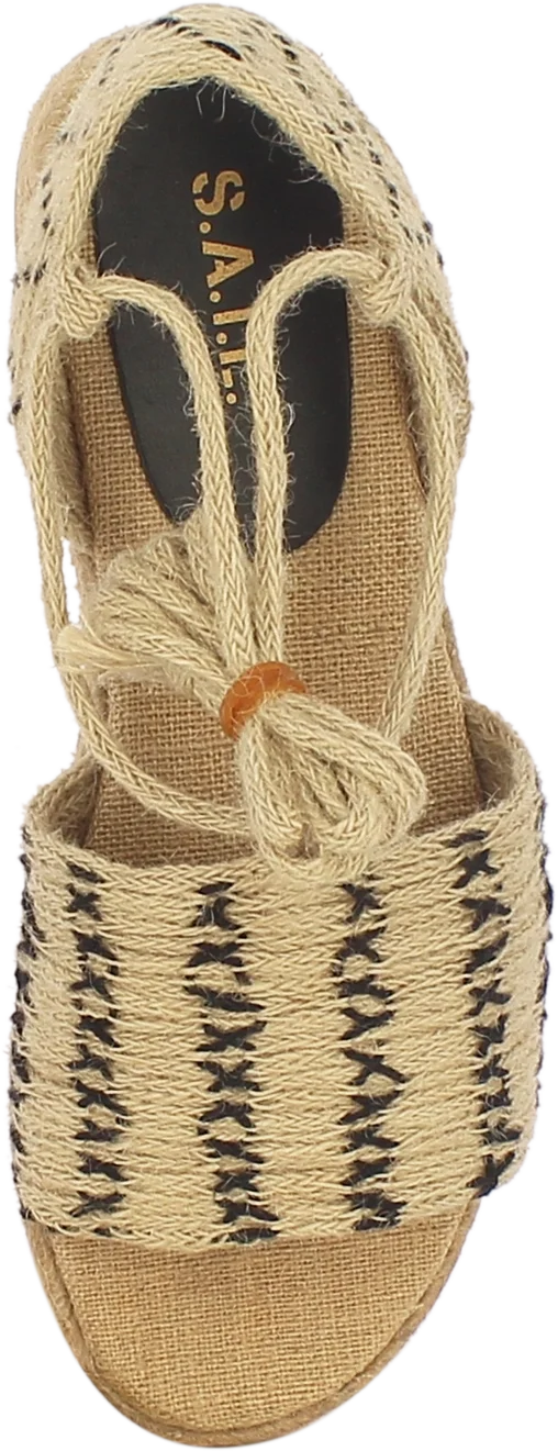 Bangladesh Cheap Price Colorful Jute Custom Espadrilles Canvas Shoes Woman Open Both Sandals