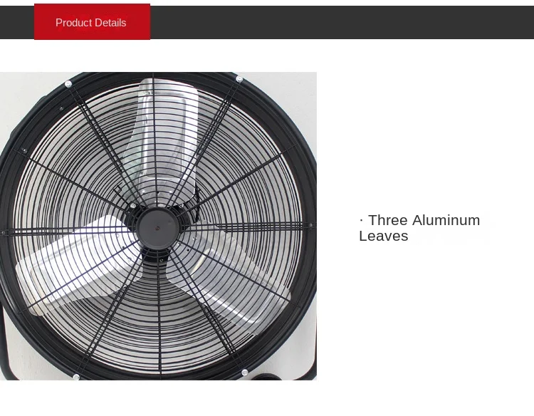 Power Industrial Electric Fan, 24-Inch, 220, Metal - detail 6