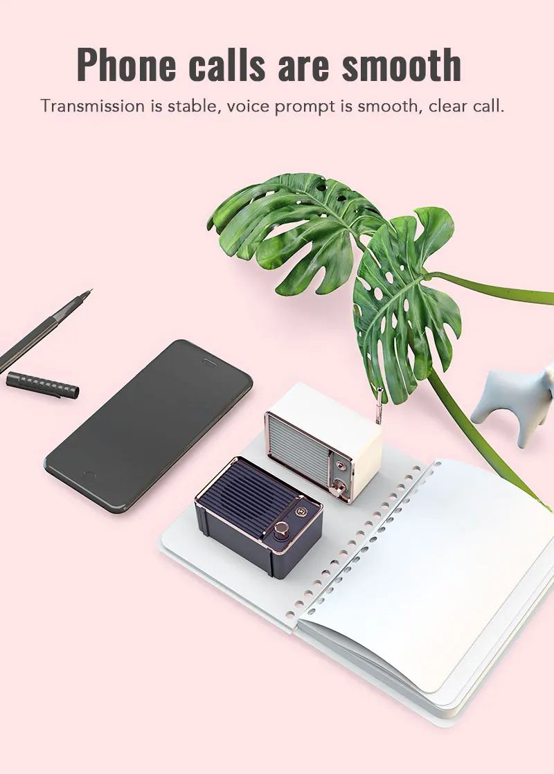 Portable mini 3D Surround Suitcase Bluetooth Radio Player Speaker vintage wireless bluetooths speaker - ANKUX.COM