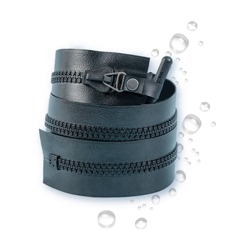 Custom Size Resin Drysuit Zipper Heavy Duty Tpu Waterproof And Airtight Zippers For Diving Suit