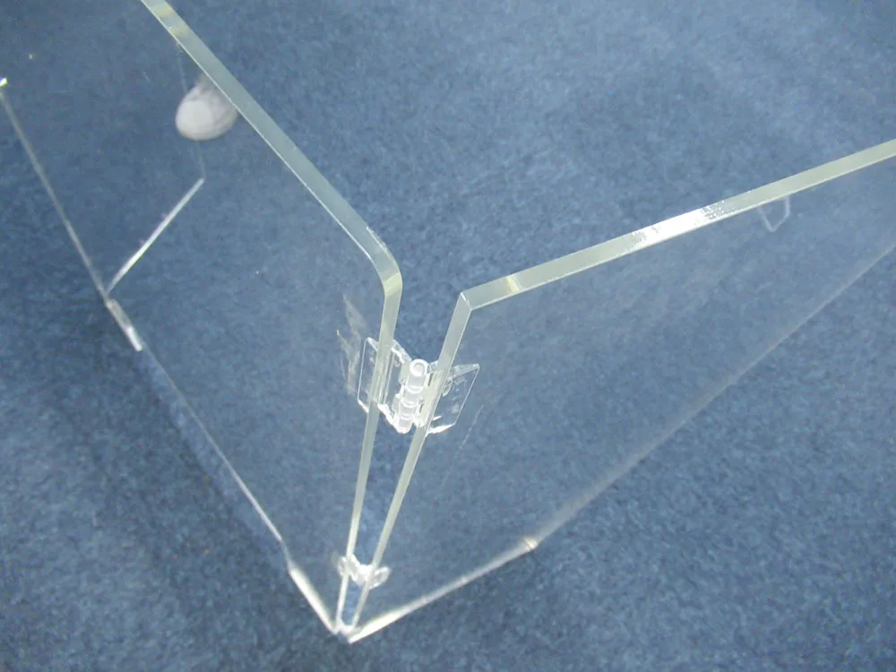 Student Clear Acrylic Desk Shield Folding Sneeze Guard Plexiglass