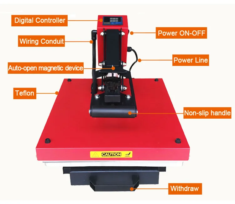 Heat Press Machine 40x50 Automatic Open Heat Press Machine With Drawer Buy Heat Press Machine