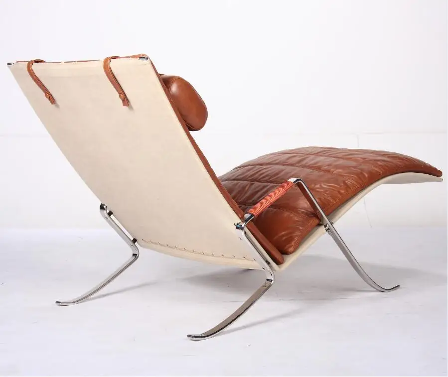 Replica Cowhide Chaise Lounge Chair Fk87 Grasshopper Chair View Chaise Lounge Chair Brother Product Details From Shenzhen Brother Home Furnishing Co Ltd On Alibaba Com