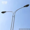 18 meter double high mast lighting traffic reflective pole