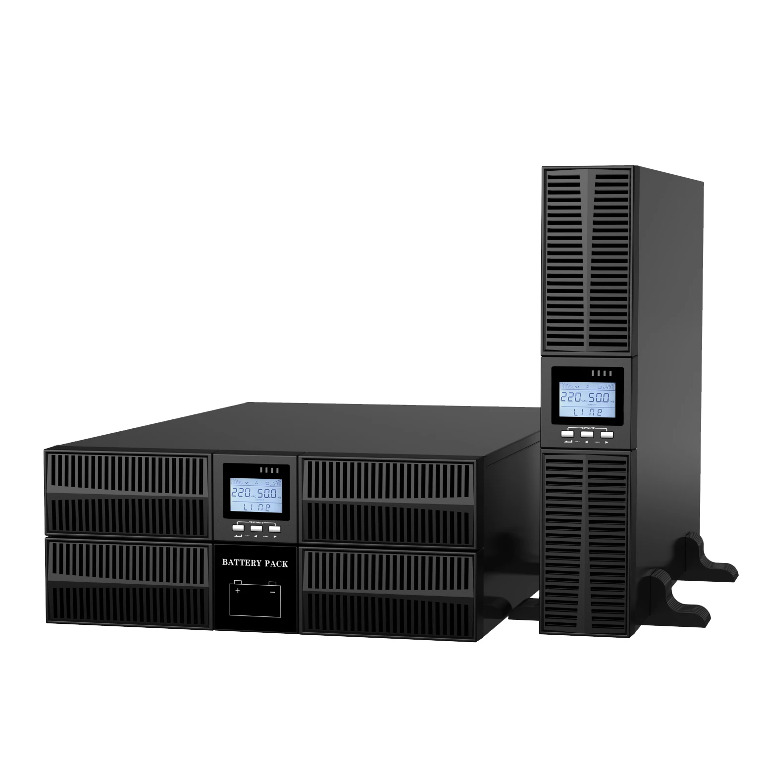 Online UPS Power Supply with Double Conversion 6kVA/10kVA, View 6kVA
