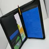 Leather Portfolios notebook Pad folio folder