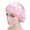 Reversible Adjustable Elastic Satin Bonnet Sleep Cap Prevent Of Hair Loss For Women