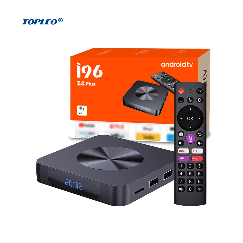 Topleo I96 Z8 Max Android TV Box: 4K Smart Set Top Box with Quad