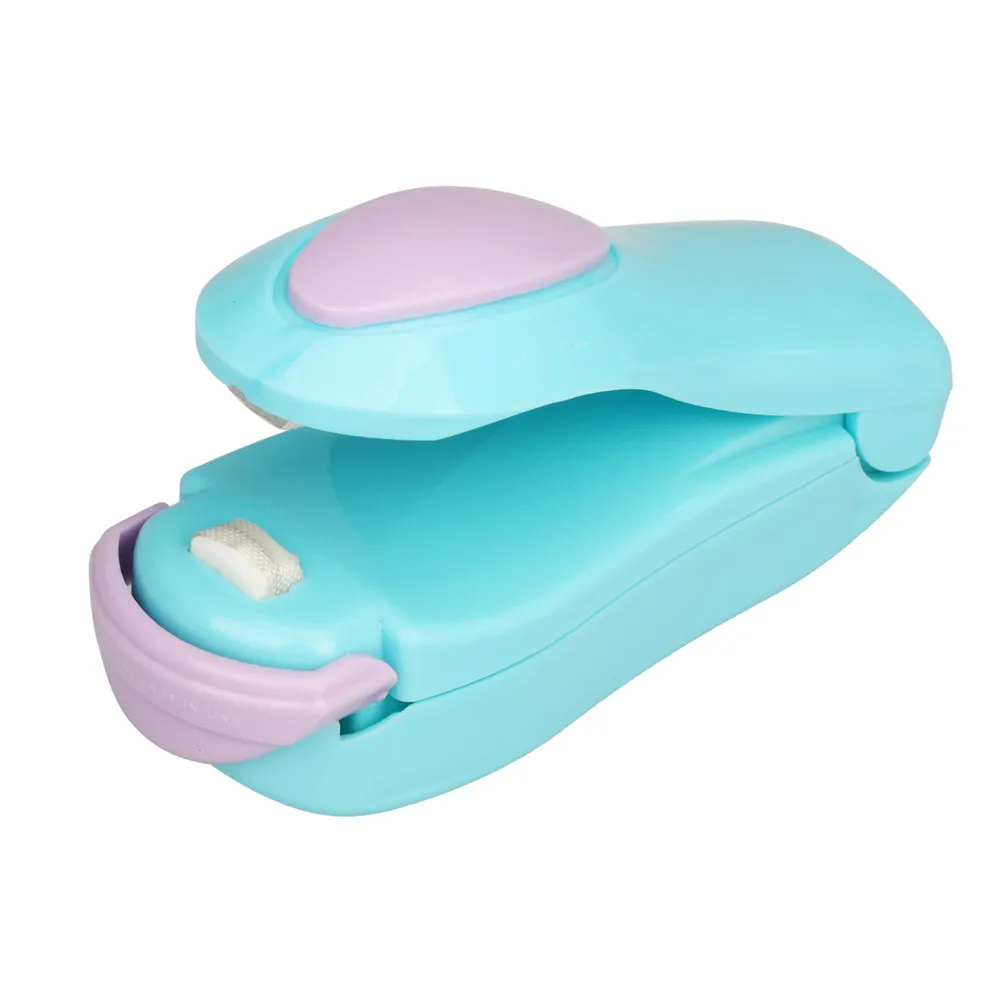Portable Bag Clips Handheld Mini Electric Heat Sealing Machine Impulse Sealer Seal Packing Plastic Bag work
