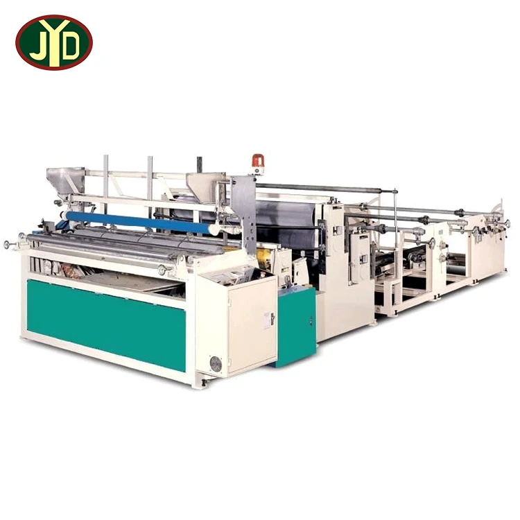 JYD China Supply Manufacturer TSFQ - 1600C Kraft Paper Jumbo Roll Slitter Rewind  Slitting Machine  Paper Core Cutting Machine 