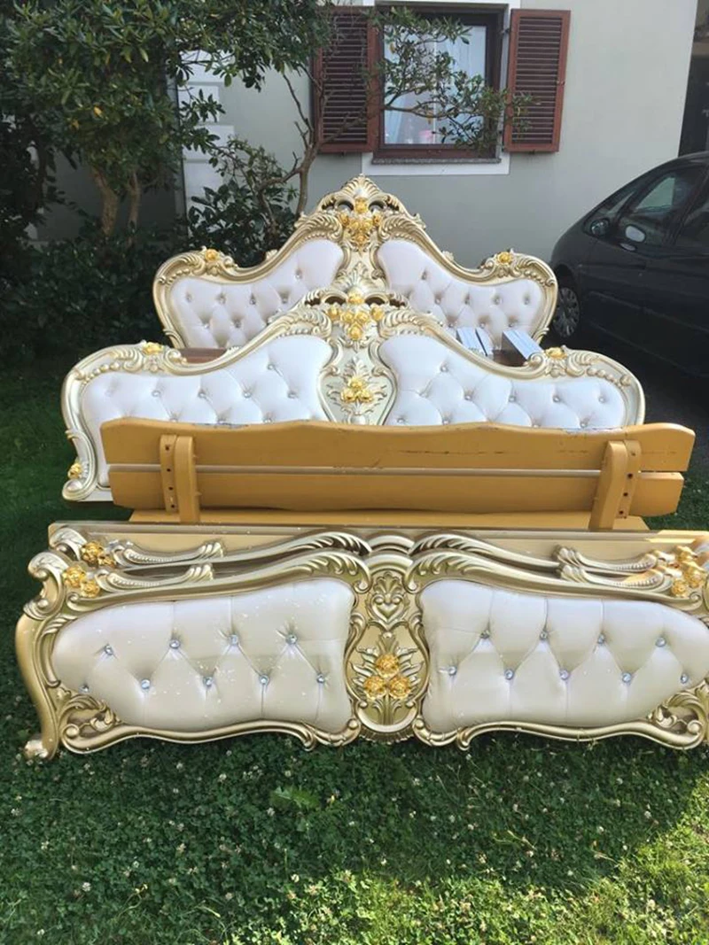 Luxury Royal Fancy Solid Wood Home Bed Room Furniture Bedroom Set Buy