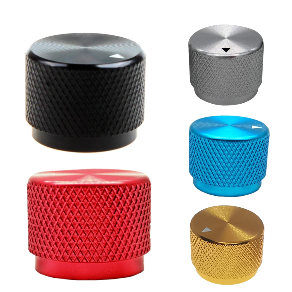 Solid Machined Metal Aluminum Rotary Control Potentiometer Knobs Volume