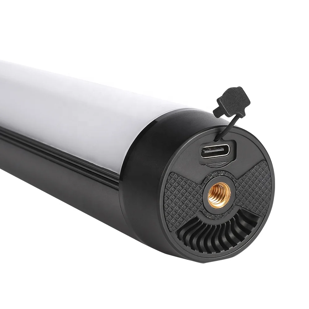 soonwell mt1手持摄影led灯棒rgbw视频照明棒,1600 k-20000k调光,cri