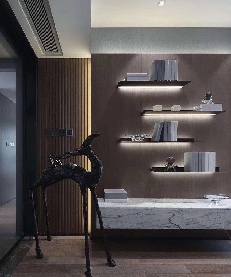 Wall Mounted Led Storage Holder Minimalism Home Decoration Led Storage