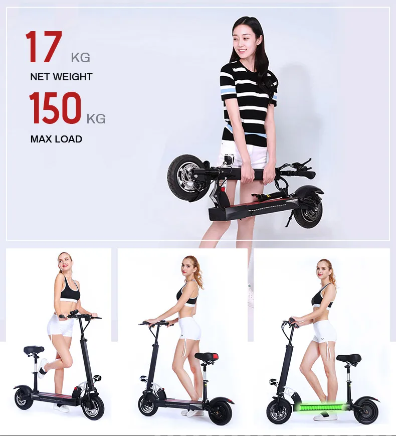 Cheap Long Range Kugoo M4 Eu Stock Electric Scooter 48v 500w With
