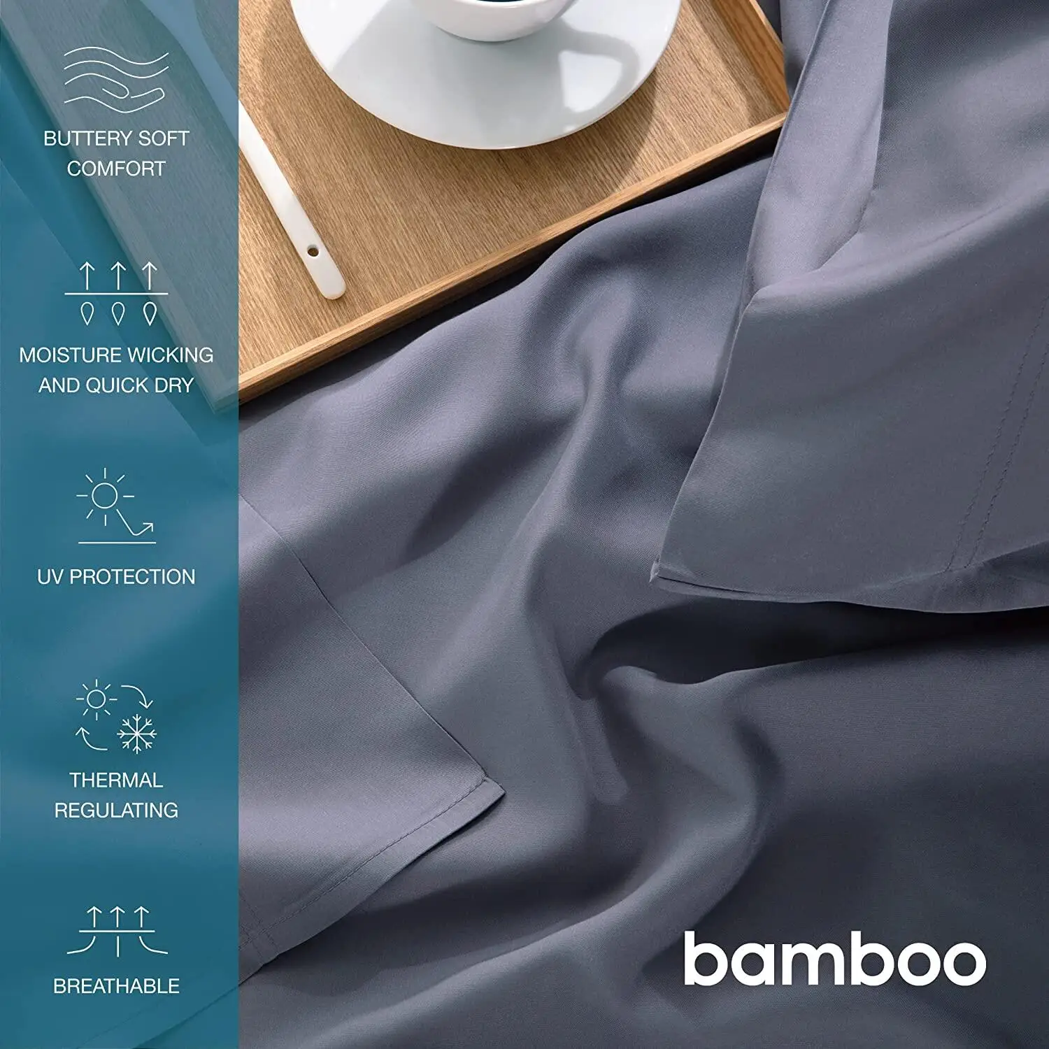 Hot Sale Eco-friendly  Cooling Bedding Sheet Set 300tc 100% Organic Bamboo From Viscose Sheets Bamboo Custom Fitted Sheet supplier