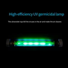 High efficiency UV germicidal lamp Activated carbon HEPA household remote control portable room Air purifier ionizer