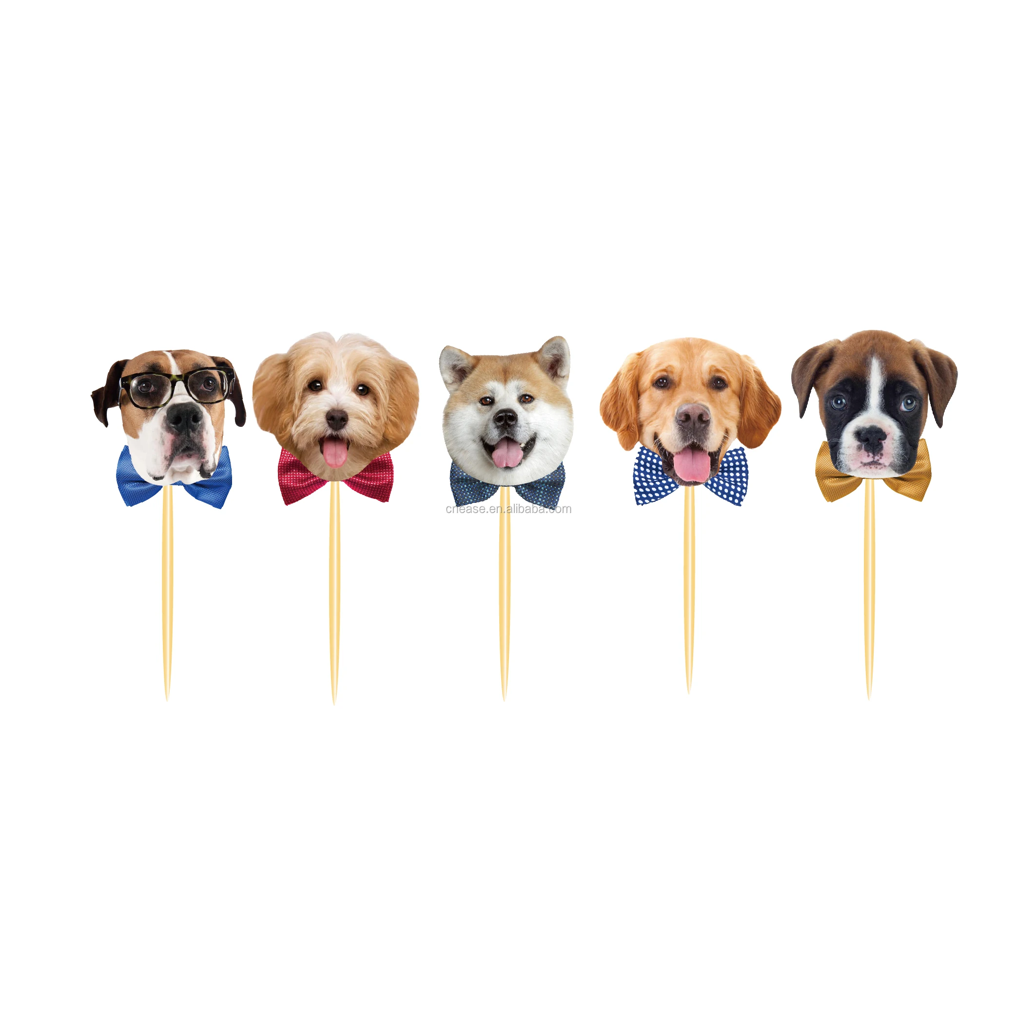 CODIRATO 45 PCS Décoration Gâteau Animaux De La Foret En Bois