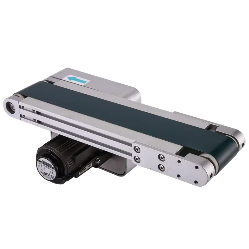 Small Tabletop Packaging Conveyor Machine Assembly Line Automatic Transport Belt Transmission Belt Baffle Cutting Processing manufacture