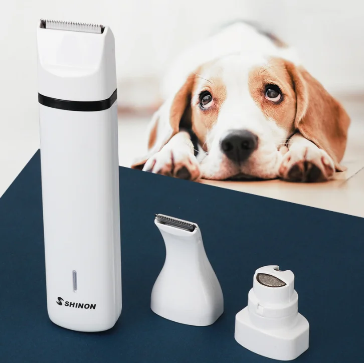 Baorun P6 Pet Dog Groom Hair Barber Professional Pet Hair Trimmer With Comb Guides For Dog/cat