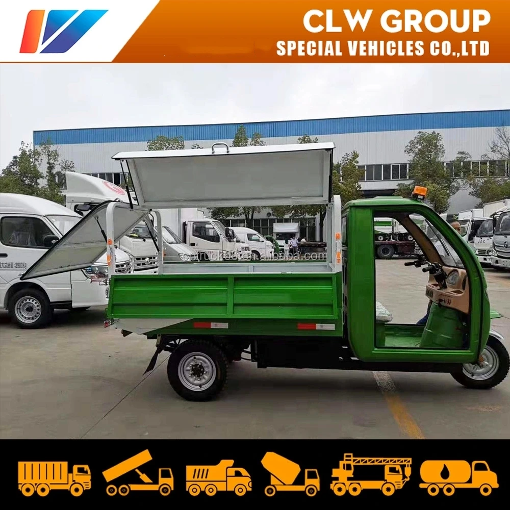 south america customized garbage trucks electric small dumper