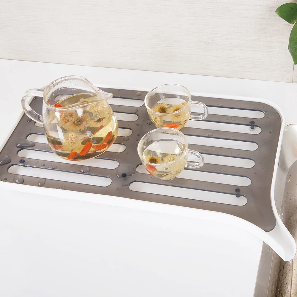 Dishes Sink Drain Pallets Plastic Filter Plate Storage Rack Kitchen Vegetable Fruit Shelving Board