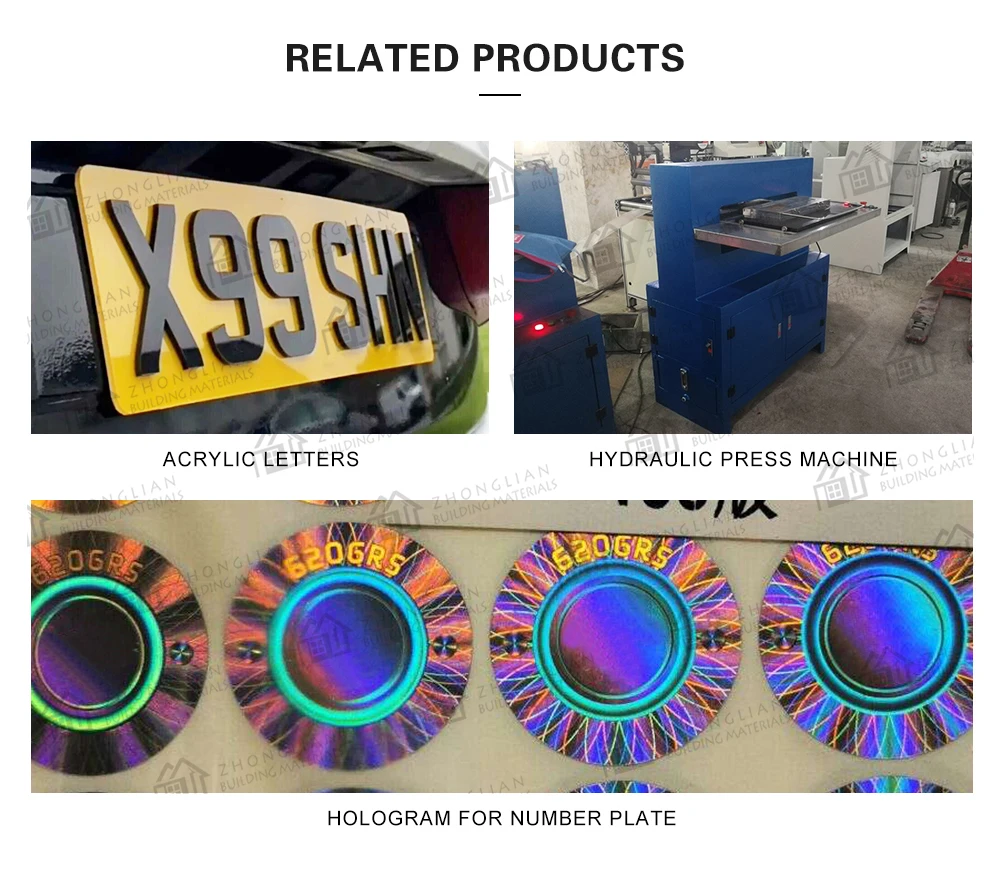 Zambia Custom Aluminium Car Number Letter Blank License Plate Buy Car