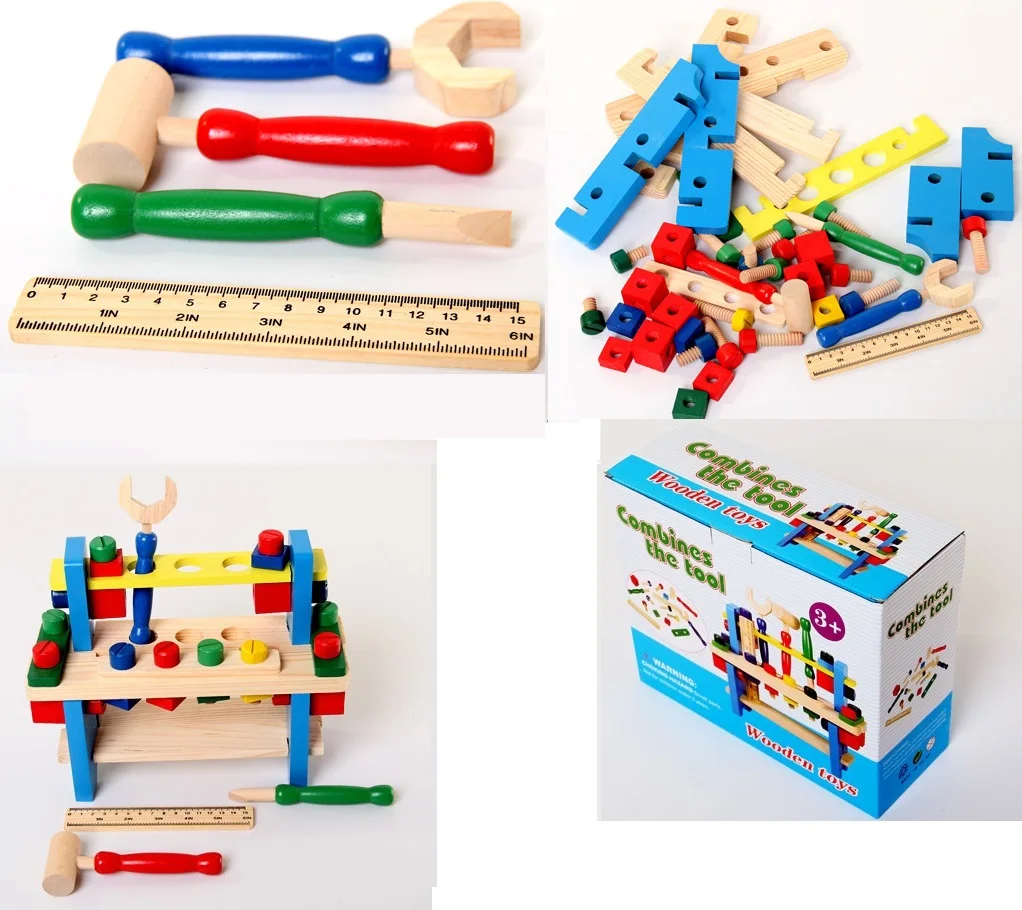 Los Niños De Desmontaje Herramienta De Trabajo Combinación Desmontable De  Educación Temprana Juguetes De Madera - Buy La Educación Montessori Juguete  De Madera,Rompecabezas Rompecabezas Madera,La Educación Temprana Juguetes  Product on Alibaba.com