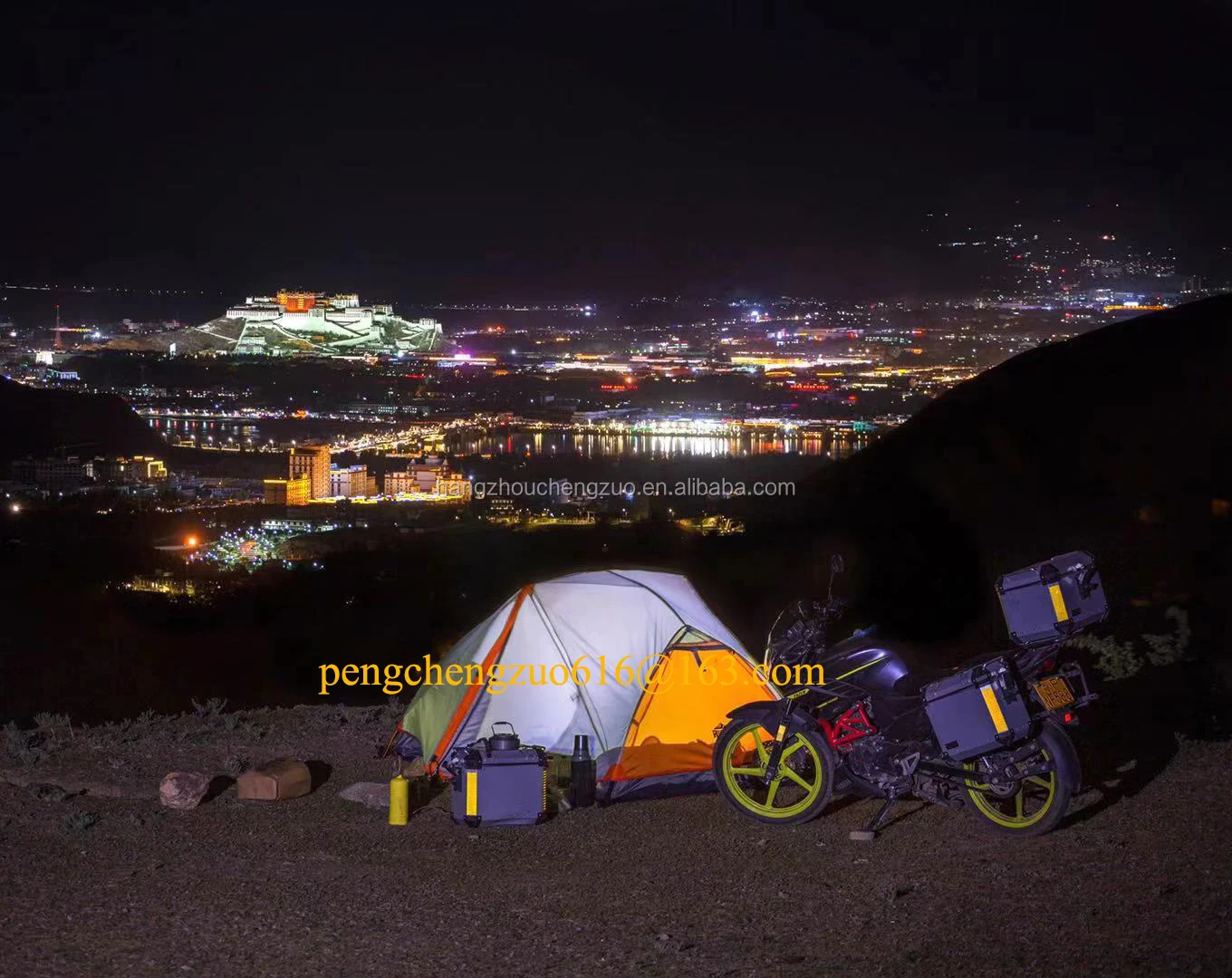 CZX-411 Professional 3~4 Person Mountain Camping Tent,Ultralight 3~4 Person camping tent customize with logo&color