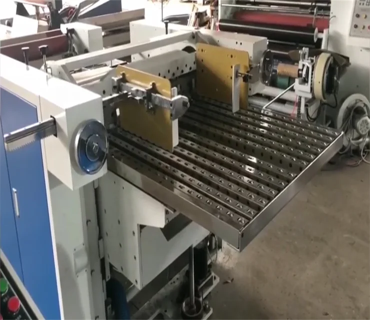 
PDC -800MM automatic paper roll to sheet cutting machine with stacker 