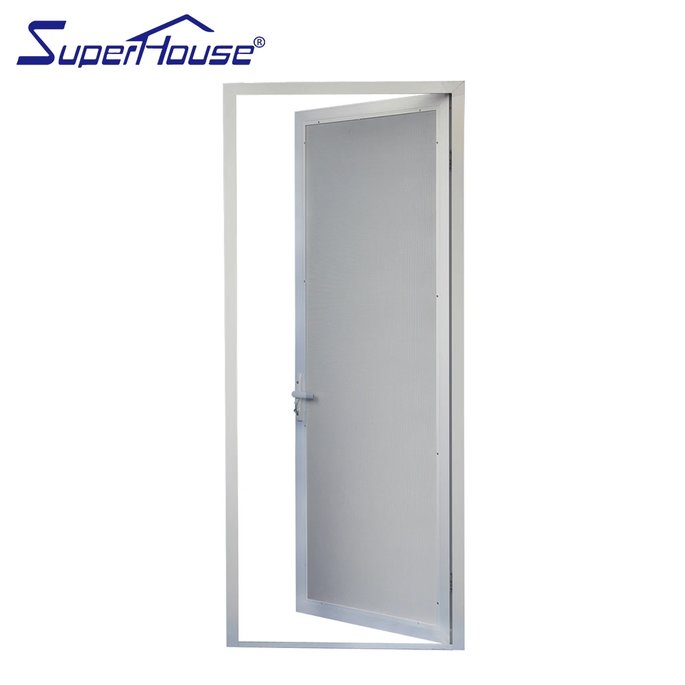 New design security mesh hinged door wholesale aluminum french door