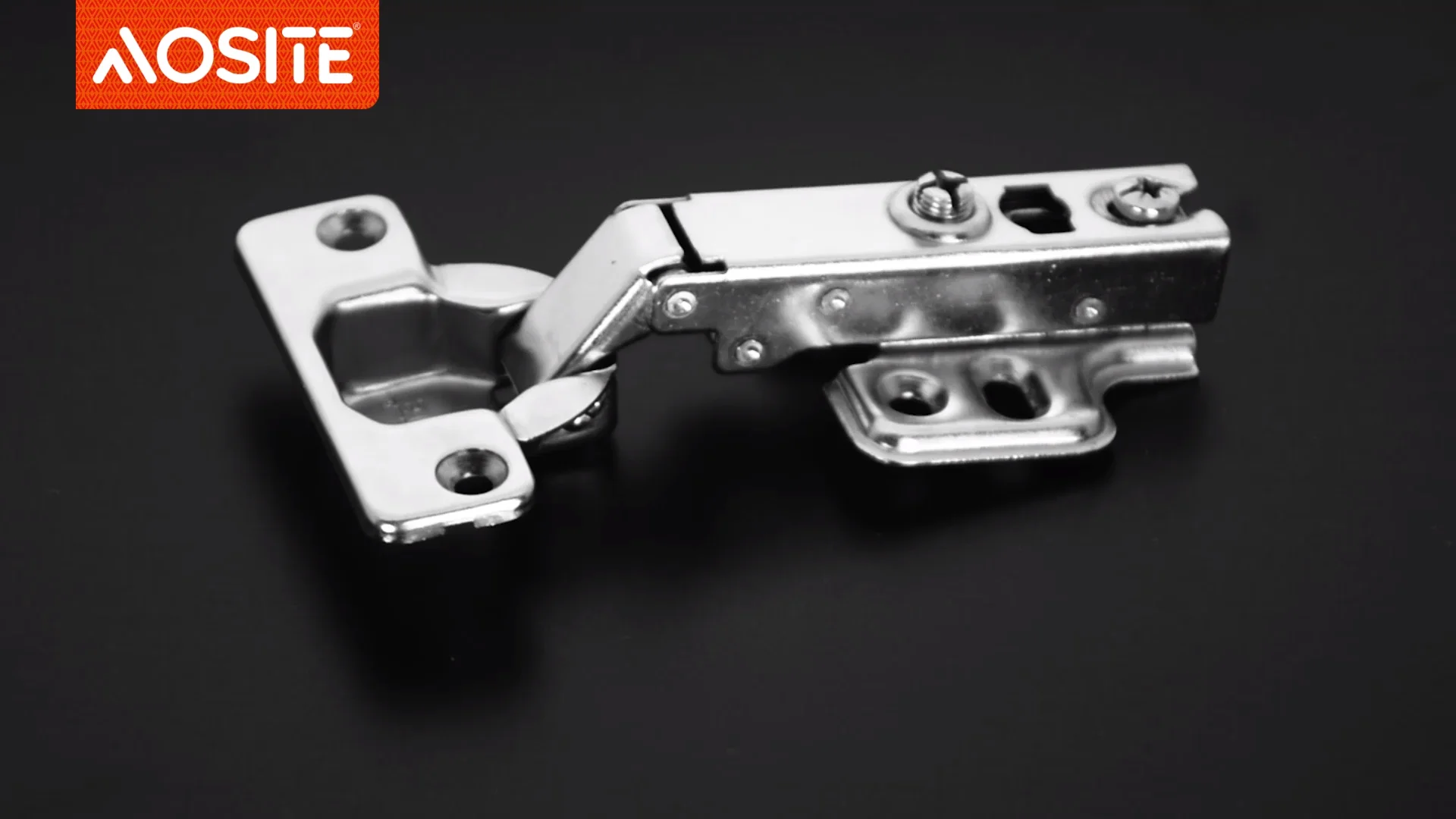 A01 One Way Stainless Steel Hinges 304 Nickel Plated Hydraulic Damping