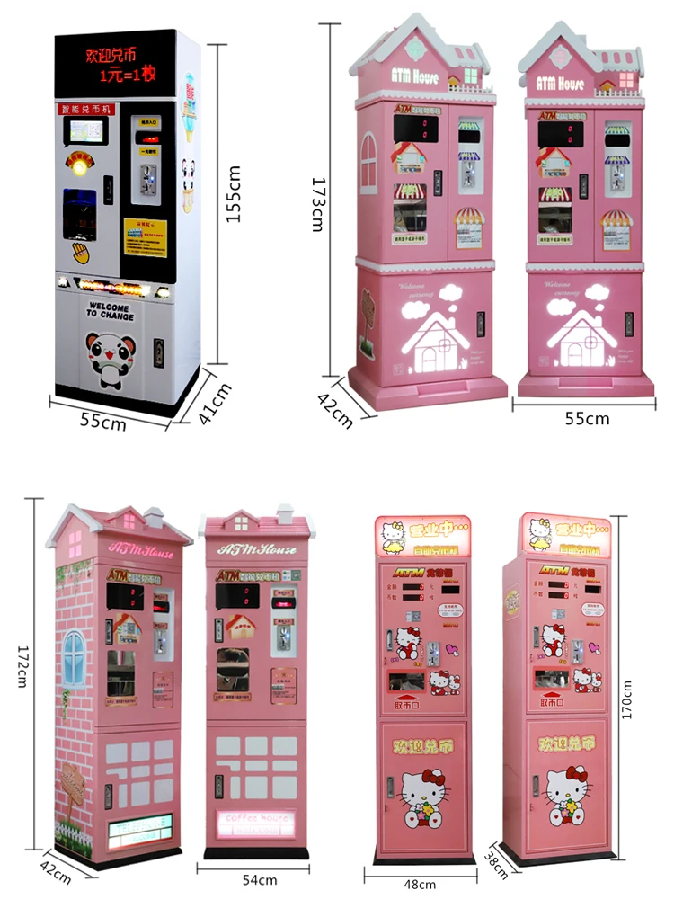 Wholesale Automatic Coin Exchangers Paper Bill Exchange Machine Coin