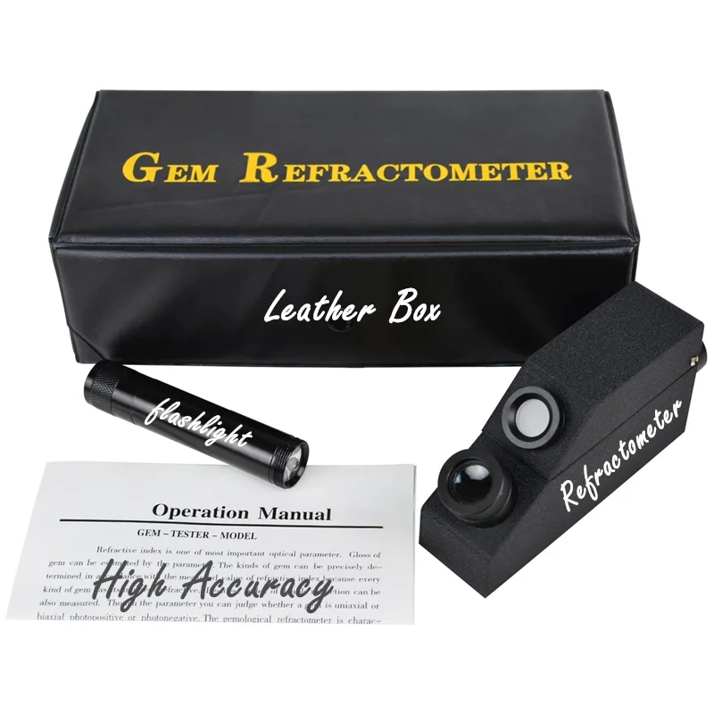 2019 High Refractive Index Gem Refractometer Loose Gemstone Identify