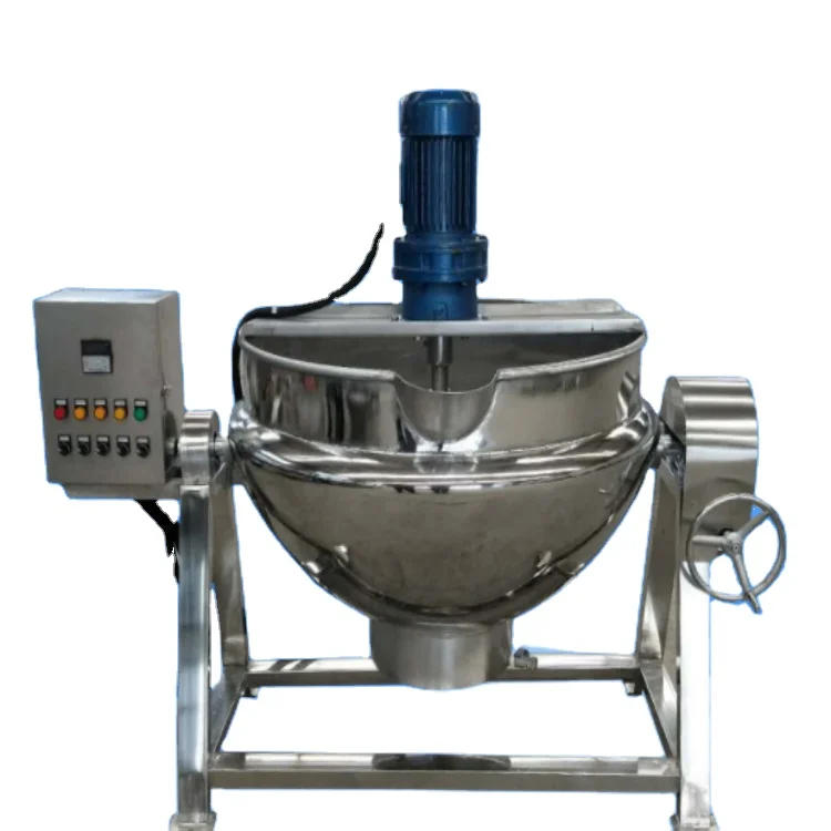 
200L304 stainless steel for thick sugar syrup jam paste cooking stirring electric boiler 