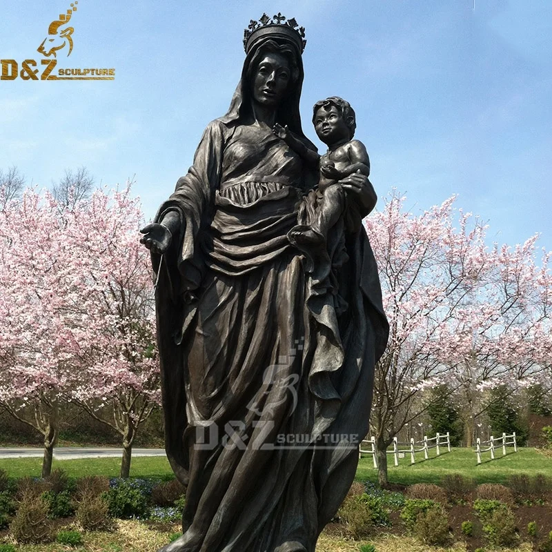 Outdoor Metal Life Size Religious Christian Vierge Marie Statues Virgin Mary And Baby Jesus Bronze Sculpture Buy Mary And Baby Jesus Figurine Virgin Mary Statues Statua Vergine Maria Product On Alibaba Com