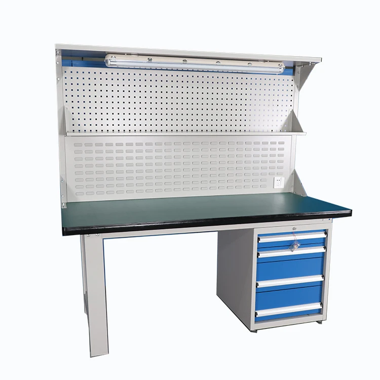 Electronic Industrial Assembly Workshop Table Heavy Duty Garage Workbench