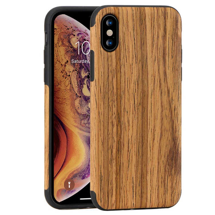 OTAO OEM Custom Design Wood Grain Mobile Phone Cover For iphone 11 Pro MAX XS XR X 7 8 Plus TPU Soft Phone Case Carcasa Celular