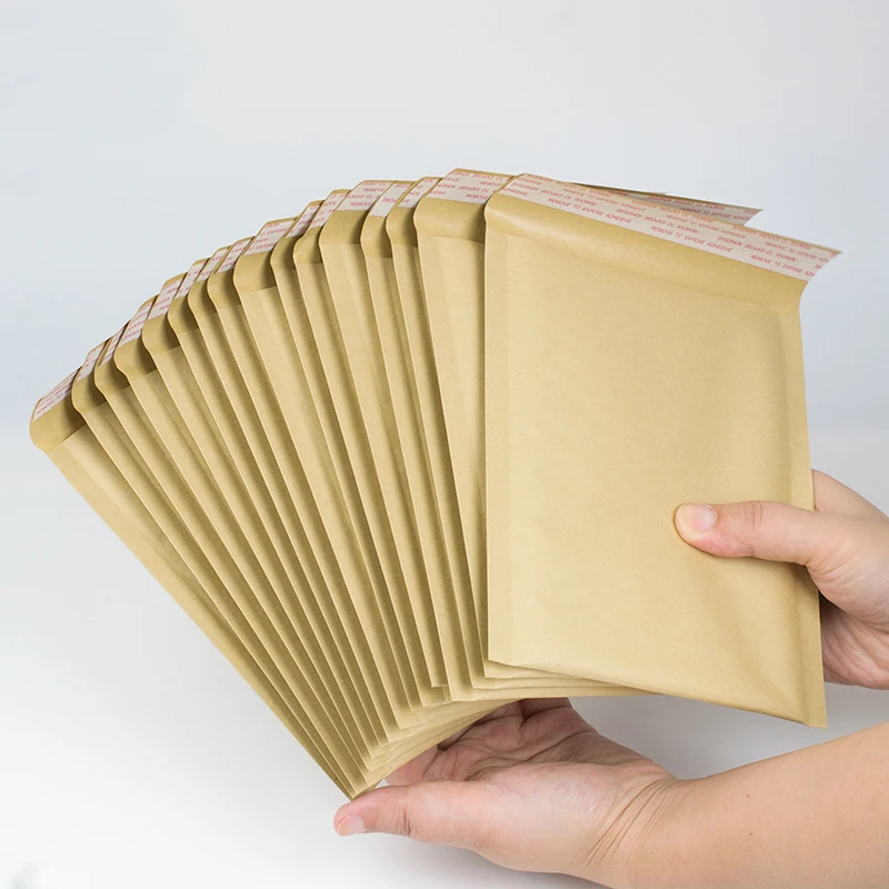 Hot Sale Recycled Brown Kraft Bubble Bag Mailers Buy Kraft Paper