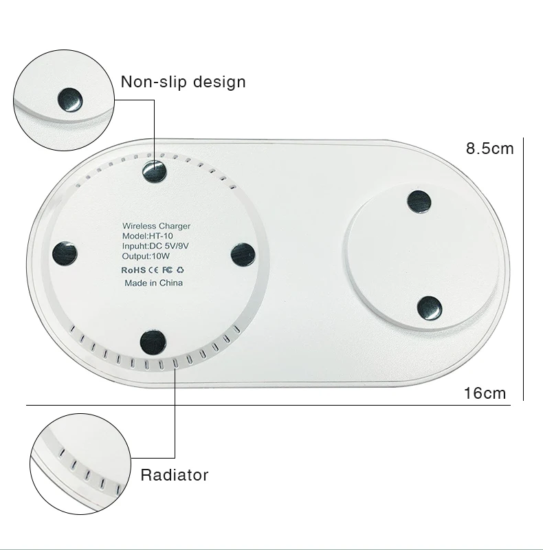 2020 new product lamp with wireless charging Mobile Phone power bank charging station wireless charging lamp factory wholesale