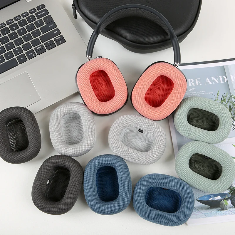 1st gen AirPods Max in silver finish, showing stainless steel headband and mesh canopy