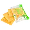 High energy salty square shape soda cracker biscuits